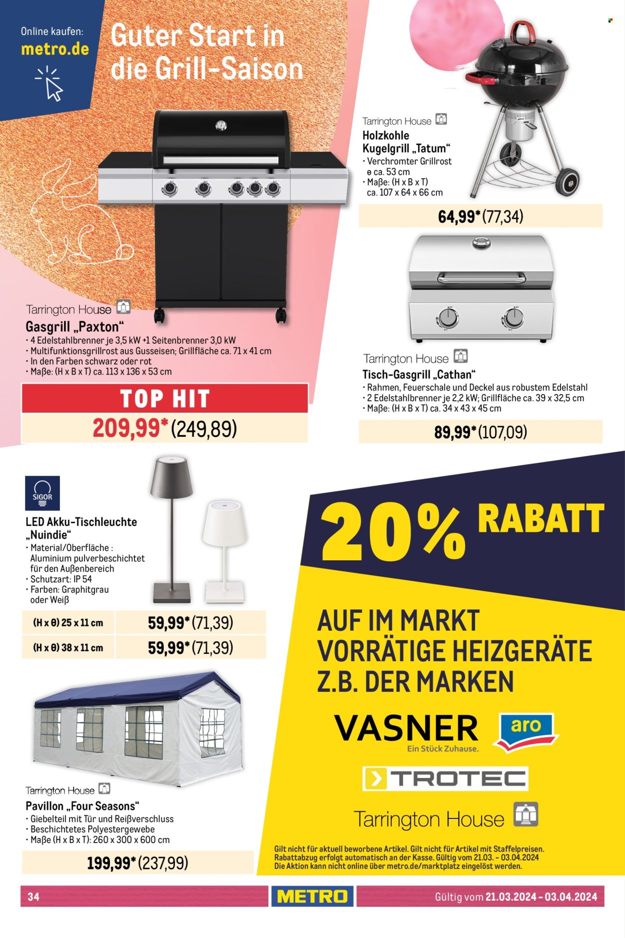 Metro Prospekte  - 21.03.2024 - 3.04.2024. Seite 34