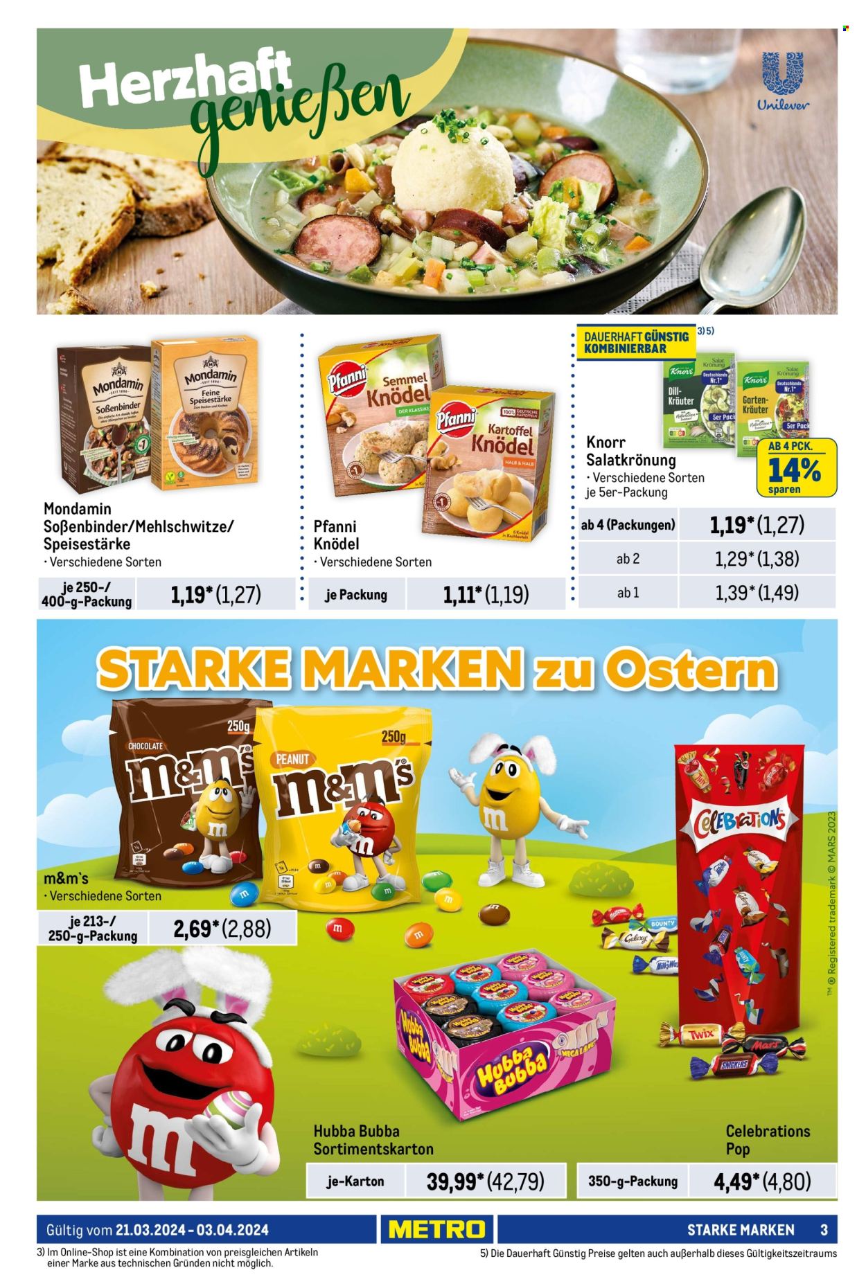 Metro Prospekte  - 21.03.2024 - 3.04.2024. Seite 3