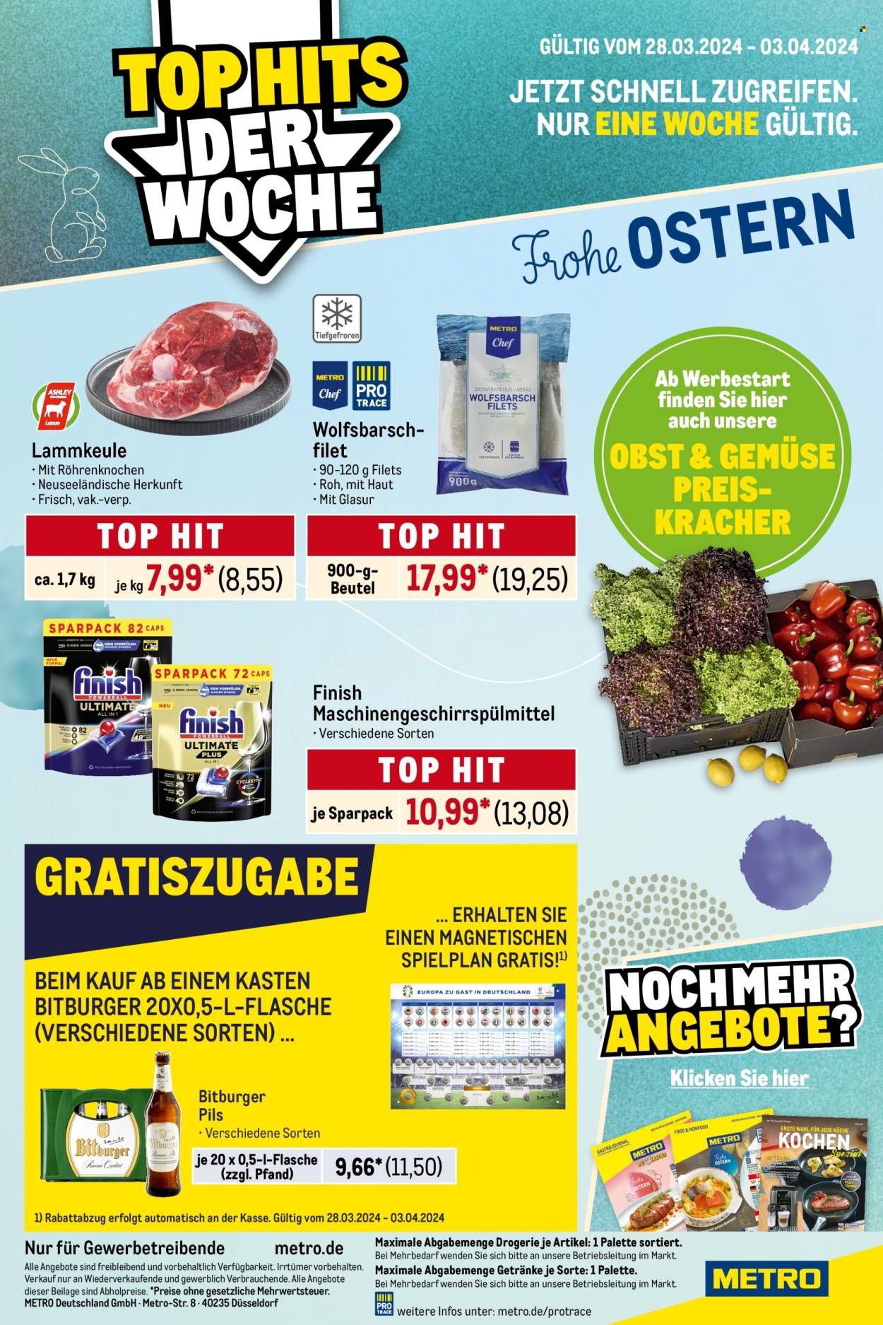 Metro Prospekte  - 28.03.2024 - 3.04.2024. Seite 1