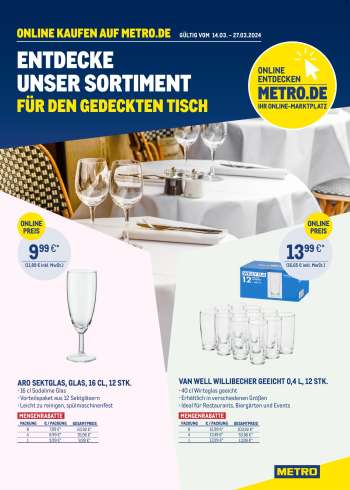 Prospekte Metro - 14.03.2024 - 27.03.2024.