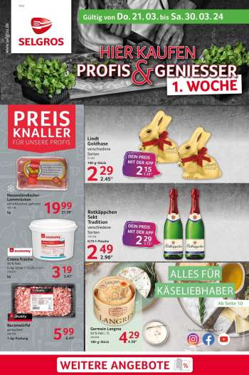 Prospekte Selgros - 21.03.2024 - 30.03.2024.