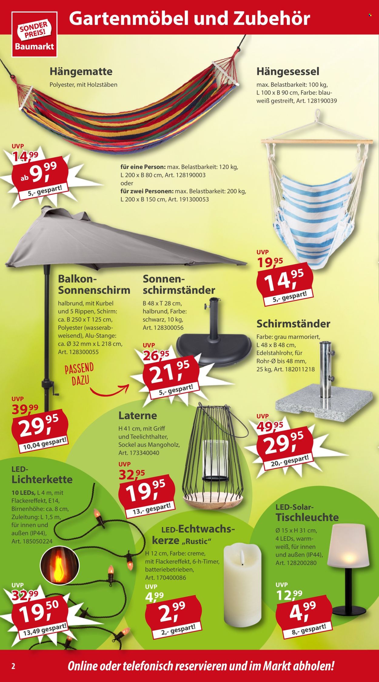 Sonderpreis-Baumarkt Prospekte  - 23.03.2024 - 29.03.2024. Seite 2