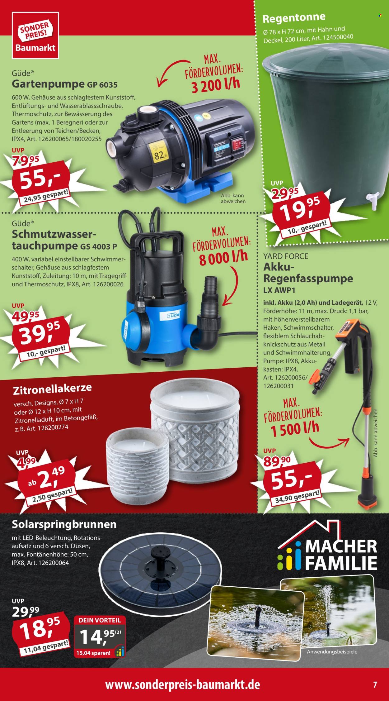 Sonderpreis-Baumarkt Prospekte  - 23.03.2024 - 29.03.2024. Seite 7