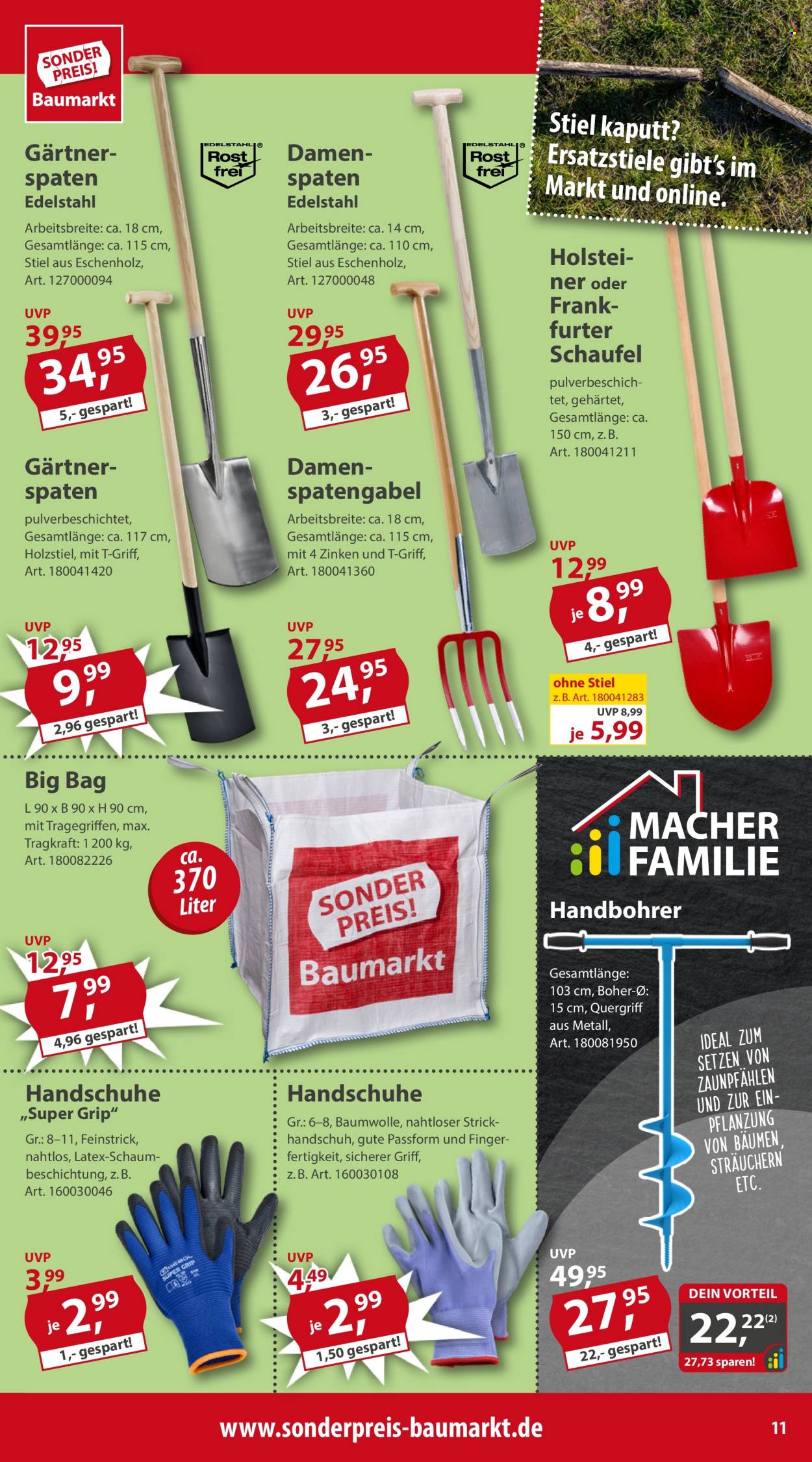 Sonderpreis-Baumarkt Prospekte  - 23.03.2024 - 29.03.2024. Seite 11
