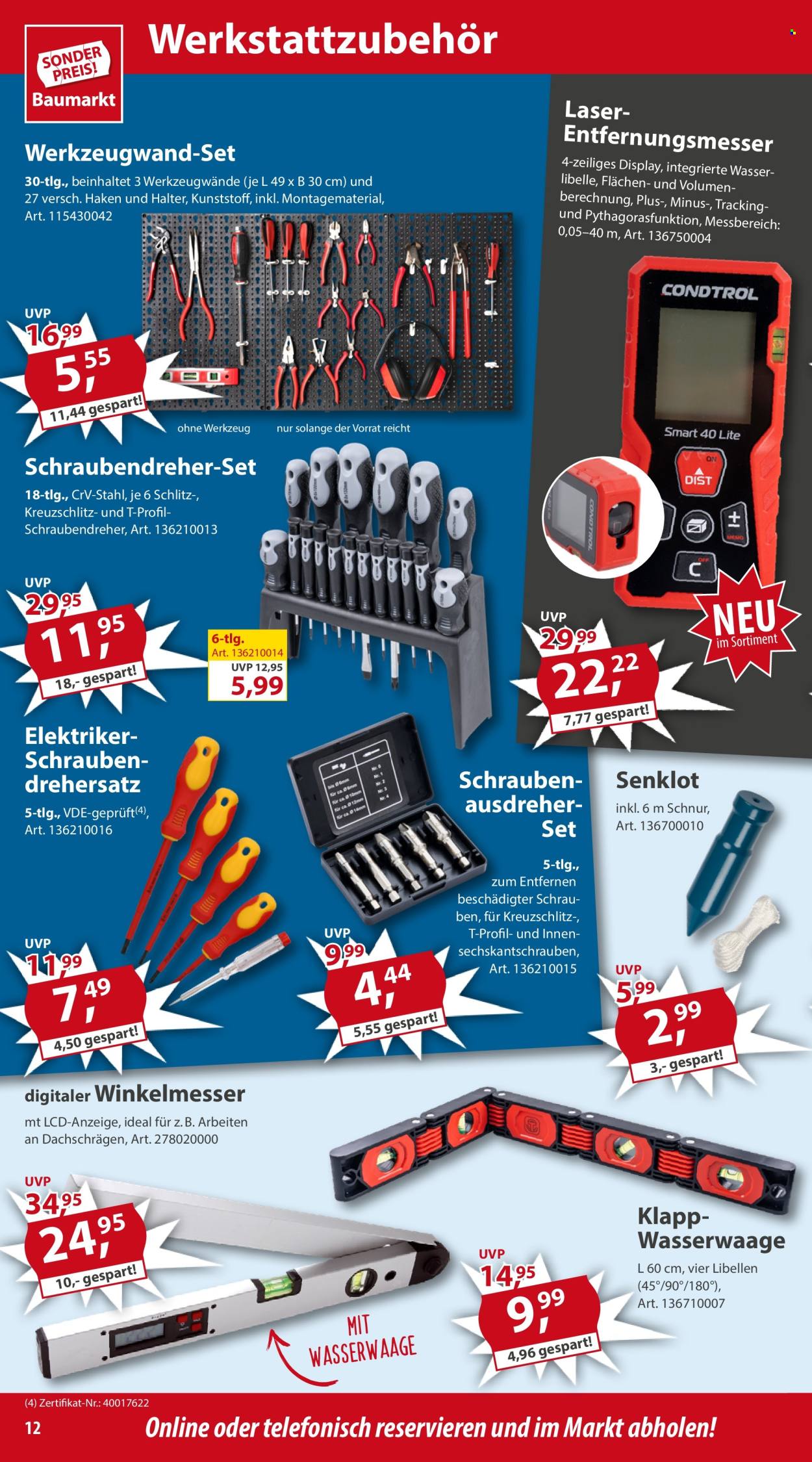 Sonderpreis-Baumarkt Prospekte  - 23.03.2024 - 29.03.2024. Seite 12