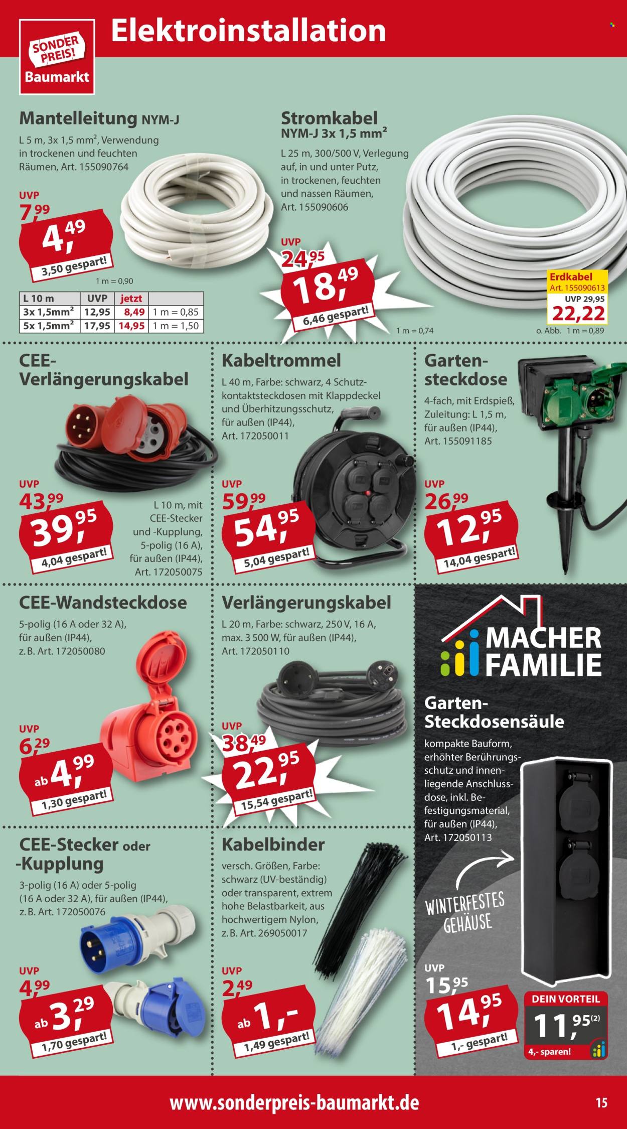 Sonderpreis-Baumarkt Prospekte  - 23.03.2024 - 29.03.2024. Seite 15