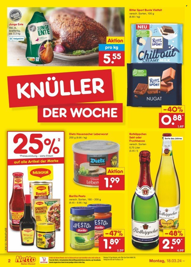 Netto Marken-Discount Prospekte  - 18.03.2024 - 23.03.2024. Seite 2