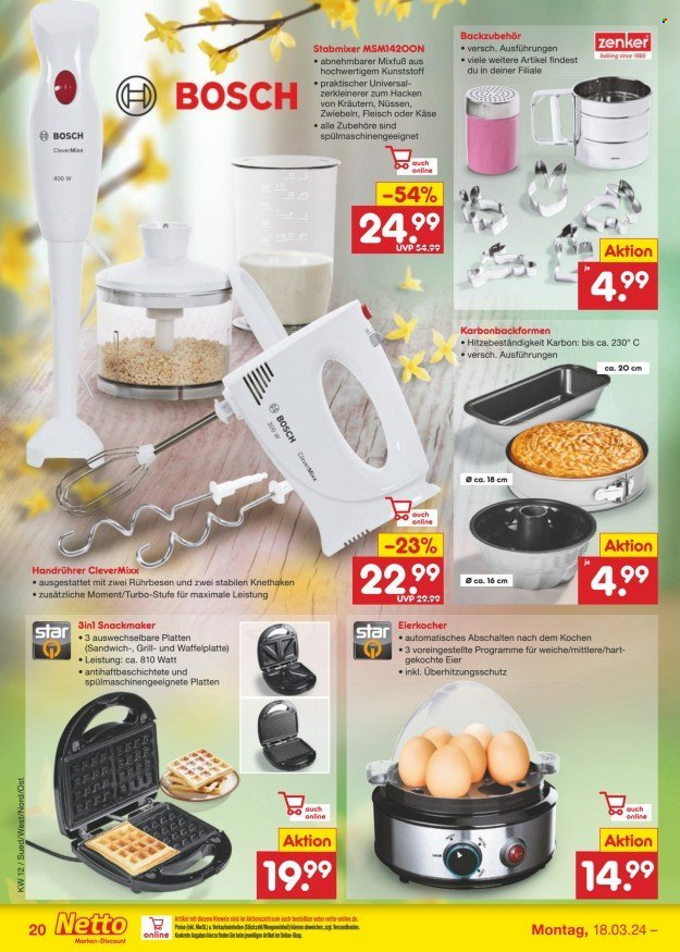 Netto Marken-Discount Prospekte  - 18.03.2024 - 23.03.2024. Seite 20