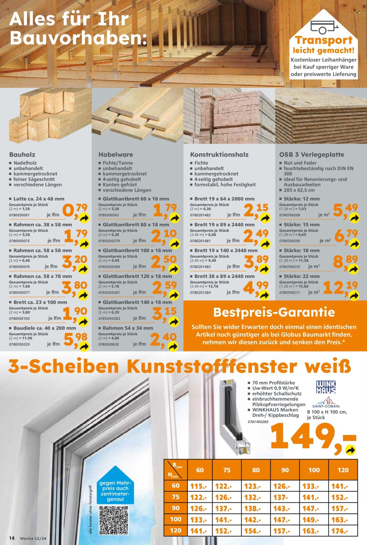 Globus Baumarkt Prospekte  - 18.03.2024 - 23.03.2024. Seite 14