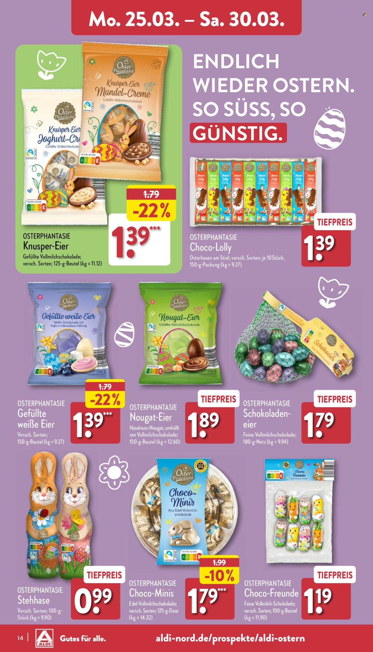 ALDI Nord Prospekte  - 25.03.2024 - 30.03.2024. Seite 14
