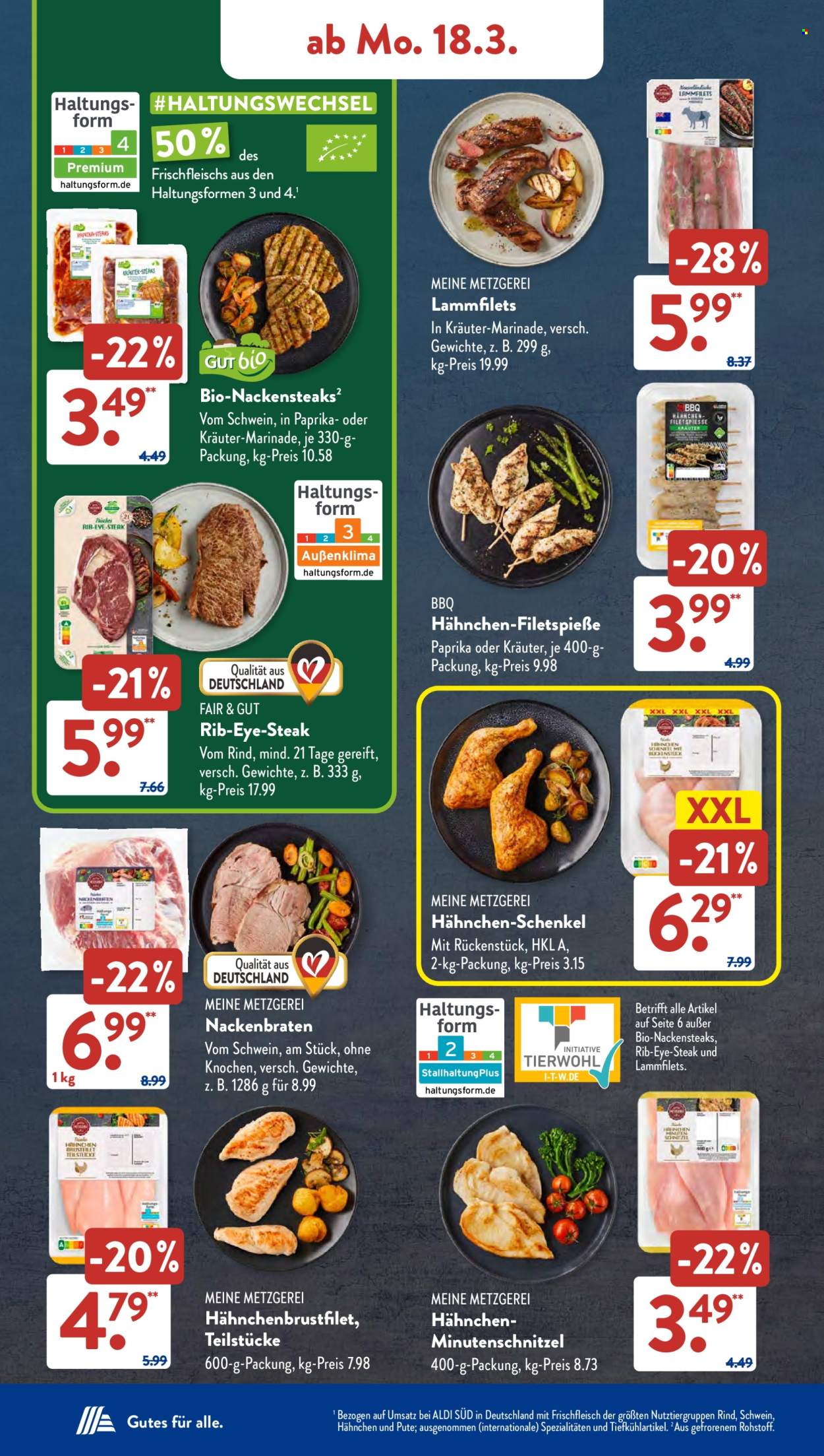 ALDI SÜD Prospekte  - 18.03.2024 - 23.03.2024. Seite 6