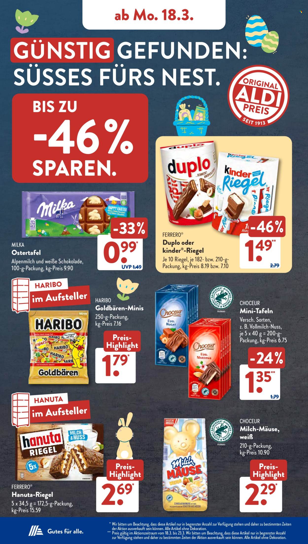 ALDI SÜD Prospekte  - 18.03.2024 - 23.03.2024. Seite 18