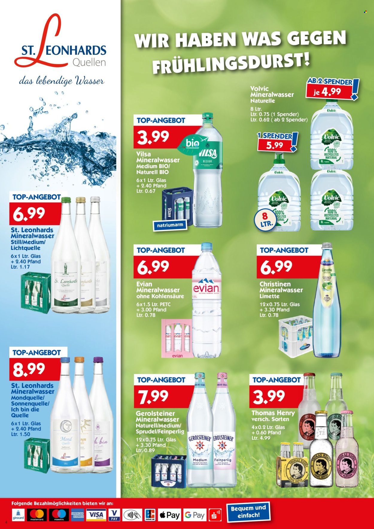 Hol'ab! Getränkemarkt Prospekte  - 18.03.2024 - 23.03.2024. Seite 4