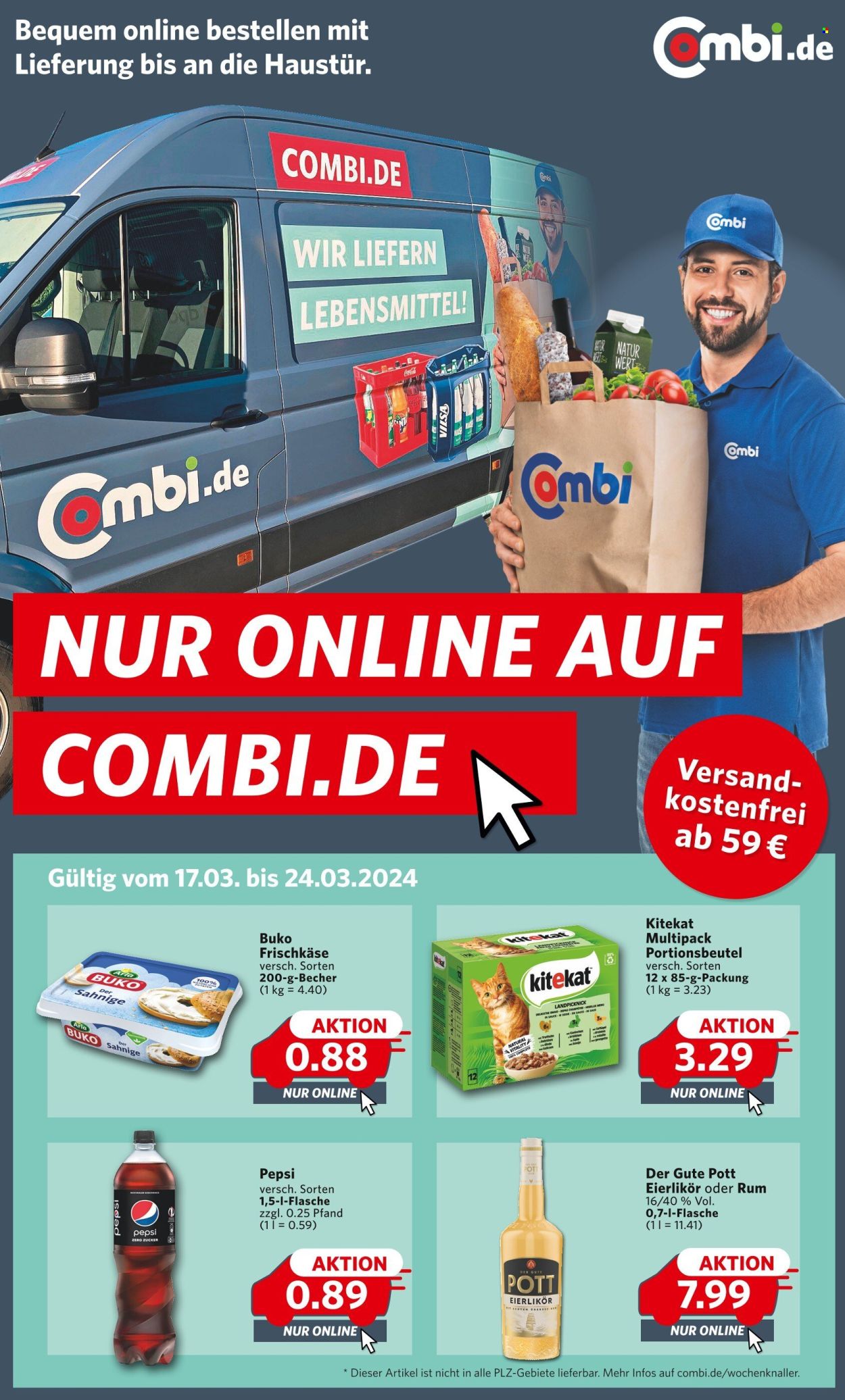 Combi Prospekte  - 17.03.2024 - 24.03.2024. Seite 1
