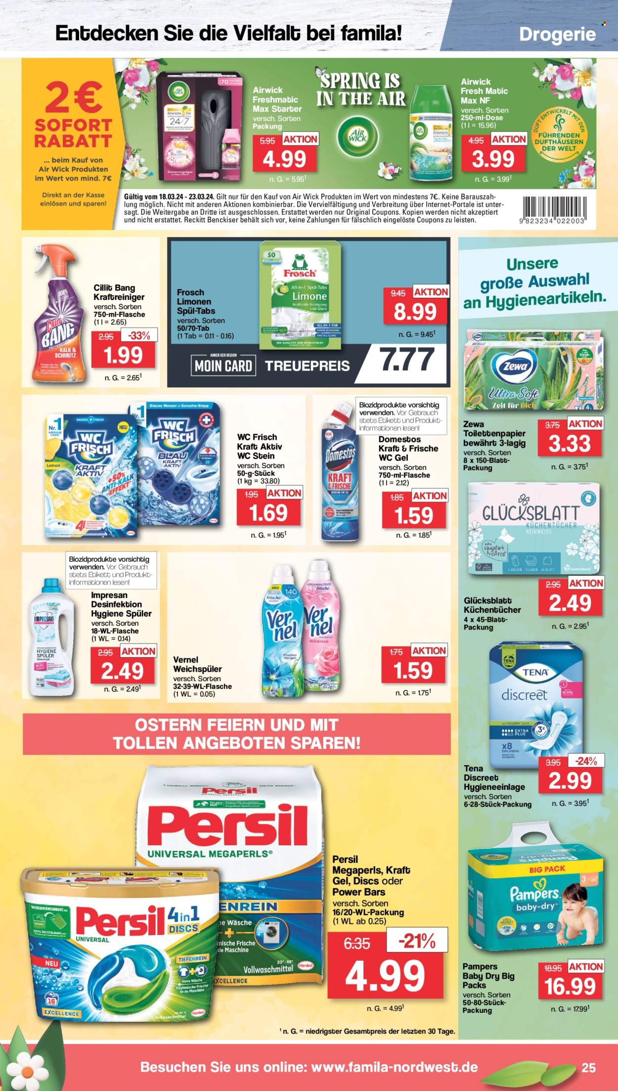 famila Prospekte  - 18.03.2024 - 23.03.2024. Seite 25