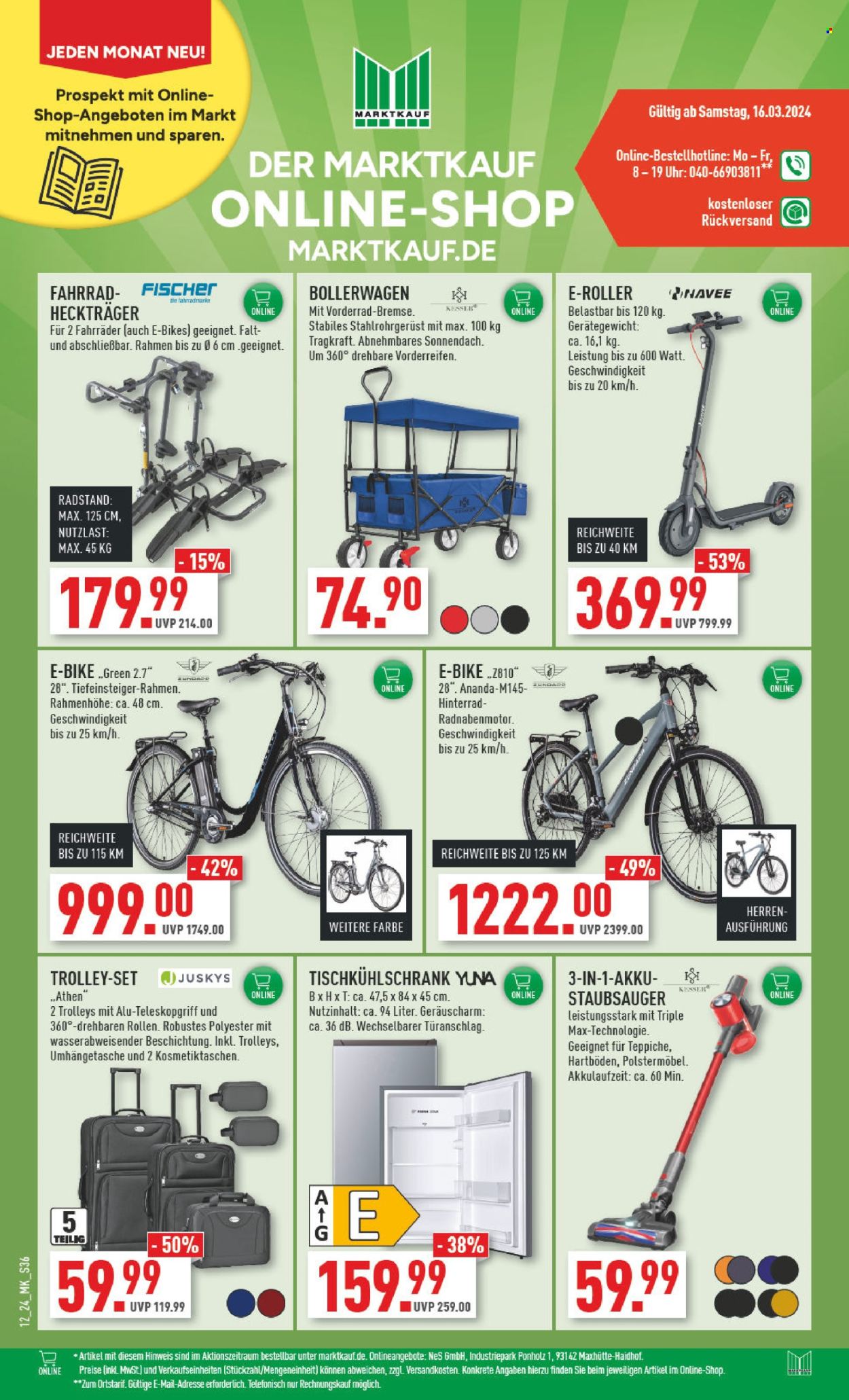 Marktkauf Prospekte  - 18.03.2024 - 23.03.2024. Seite 36
