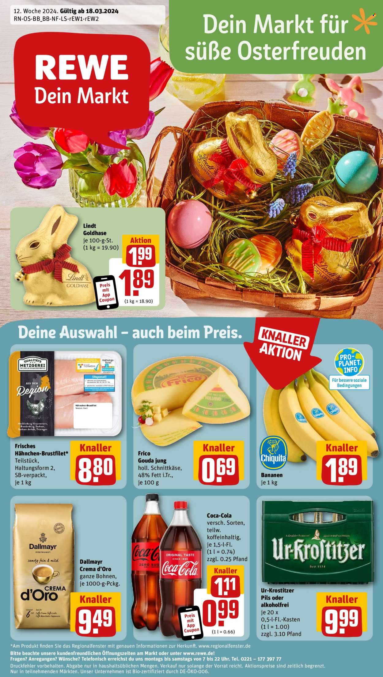 REWE Prospekte  - 18.03.2024 - 23.03.2024. Seite 1