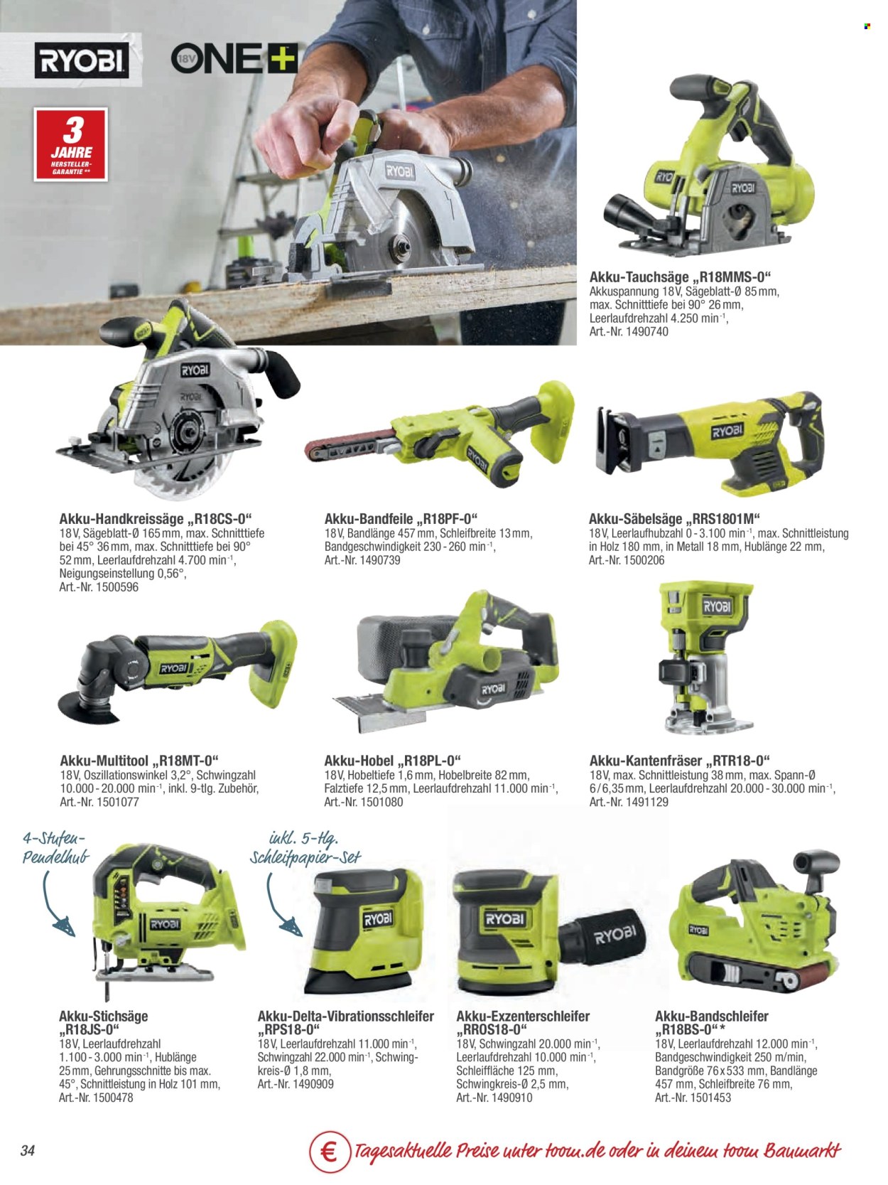 toom Baumarkt Prospekte  - 19.03.2024 - 30.06.2024. Seite 34