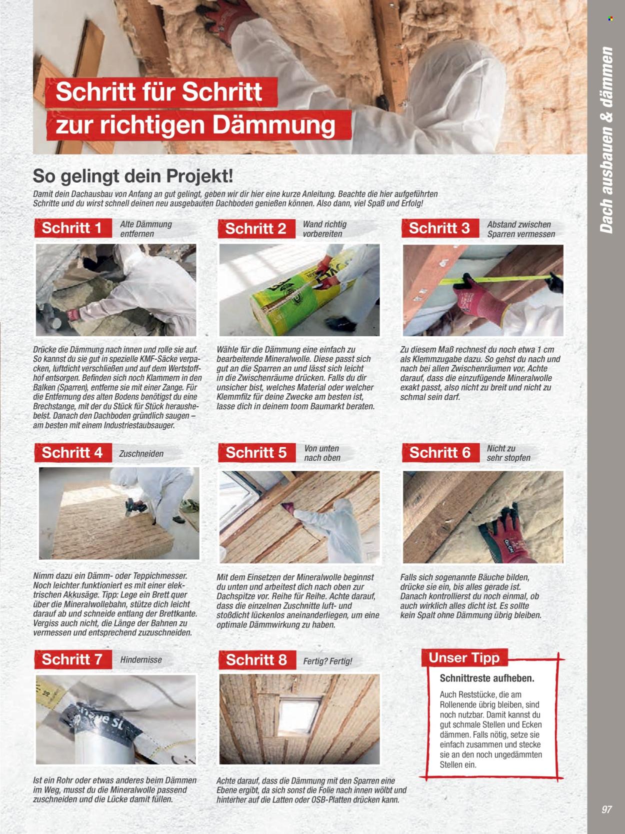 toom Baumarkt Prospekte  - 19.03.2024 - 30.06.2024. Seite 97