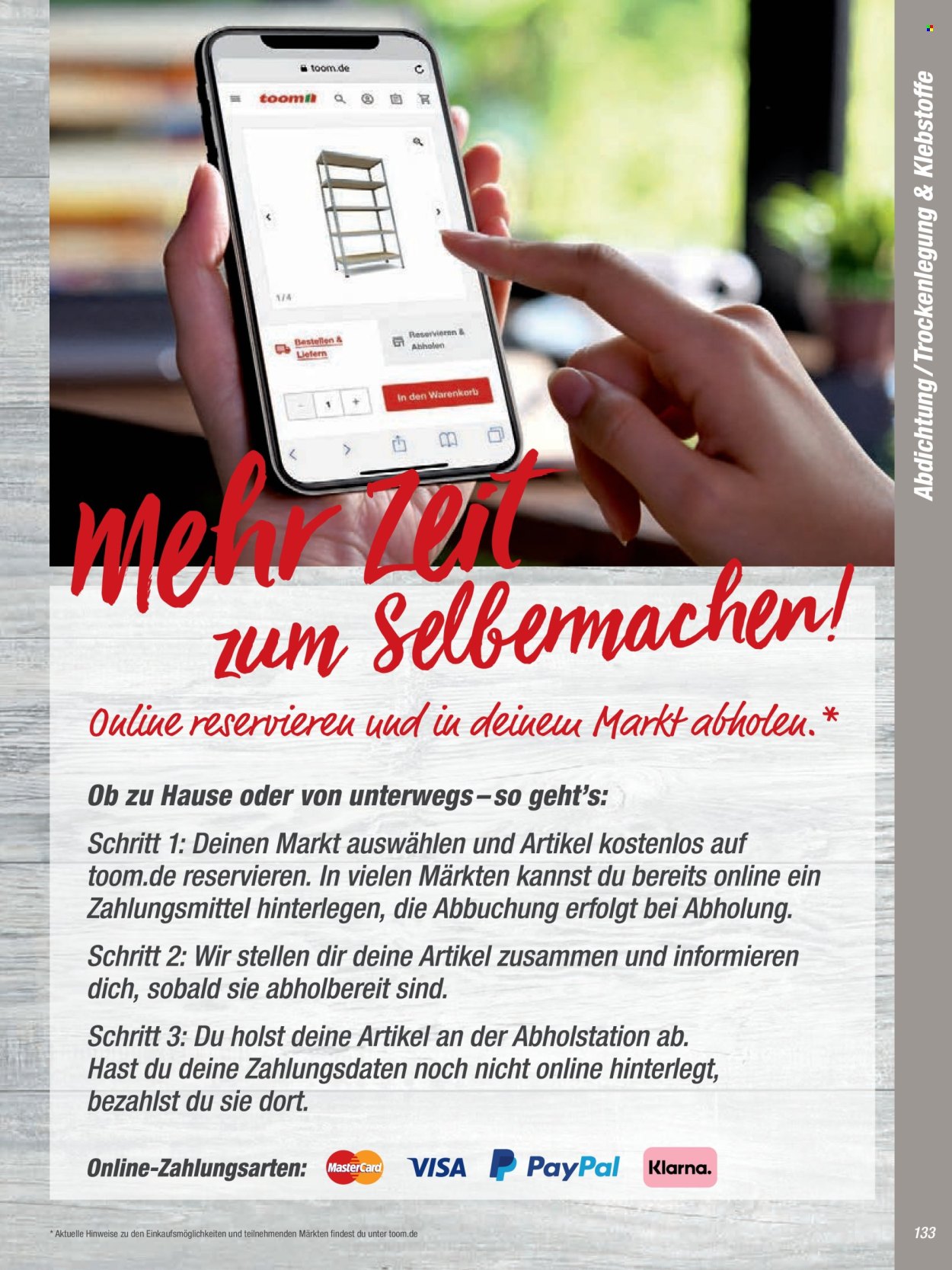 toom Baumarkt Prospekte  - 19.03.2024 - 30.06.2024. Seite 133