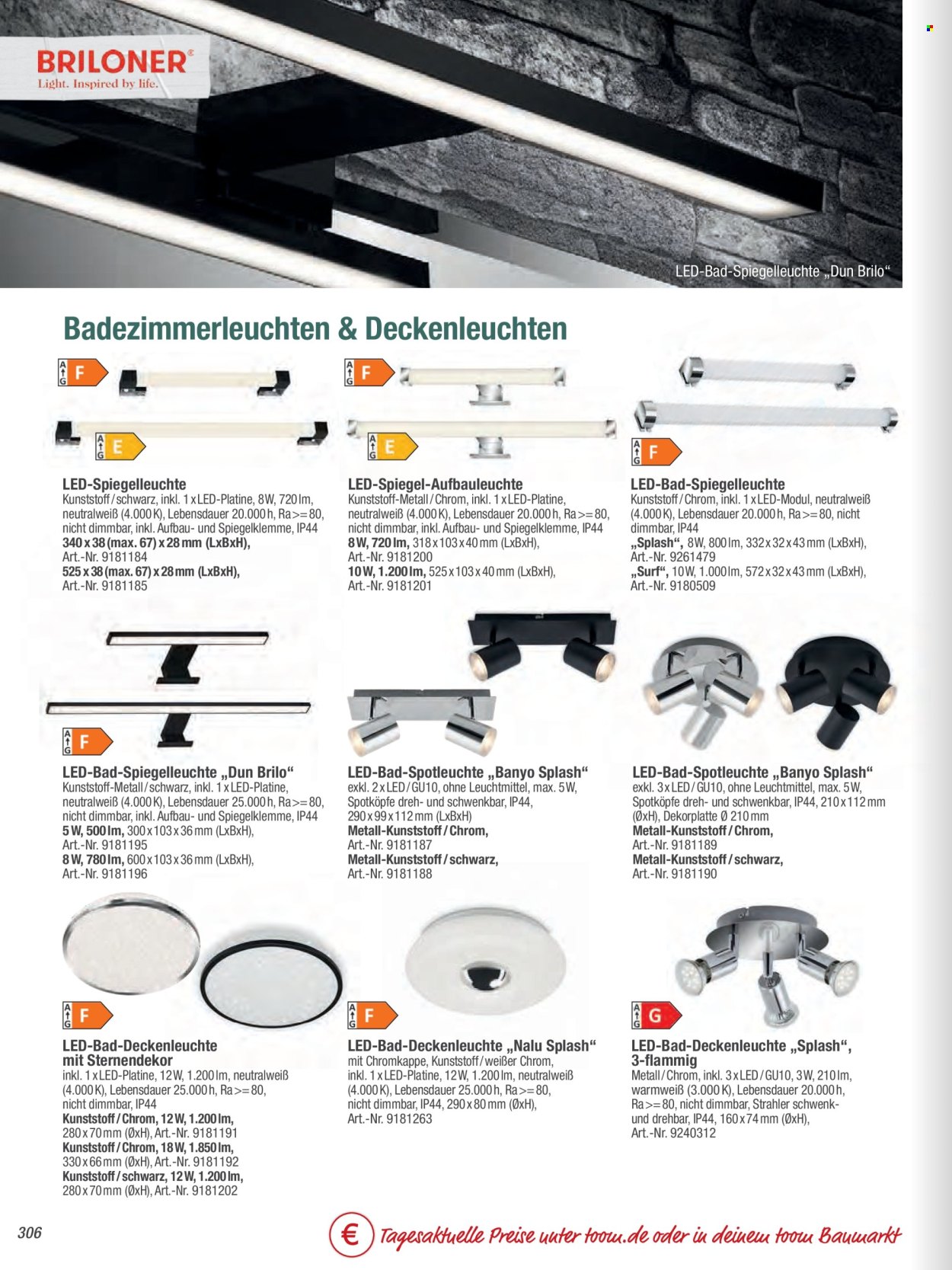 toom Baumarkt Prospekte  - 19.03.2024 - 30.06.2024. Seite 306