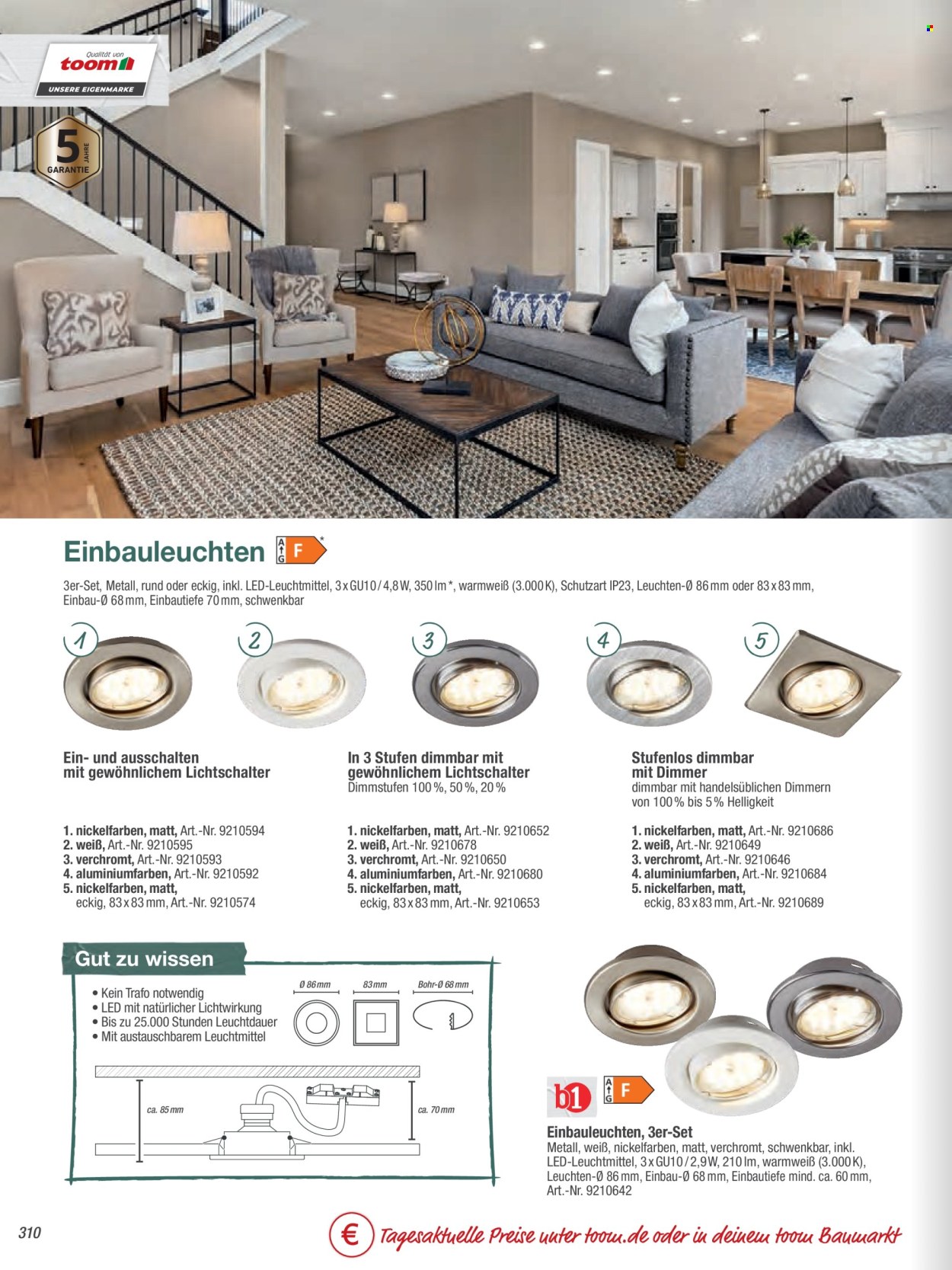 toom Baumarkt Prospekte  - 19.03.2024 - 30.06.2024. Seite 310