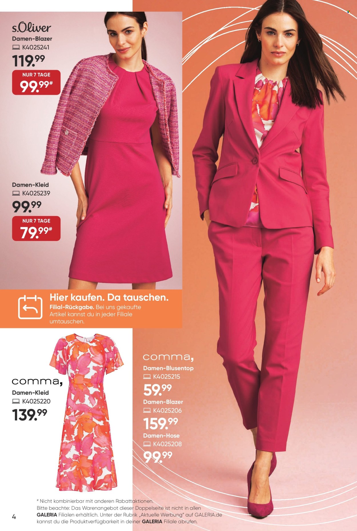 GALERIA Karstadt Kaufhof Prospekte  - 20.03.2024 - 26.03.2024. Seite 4