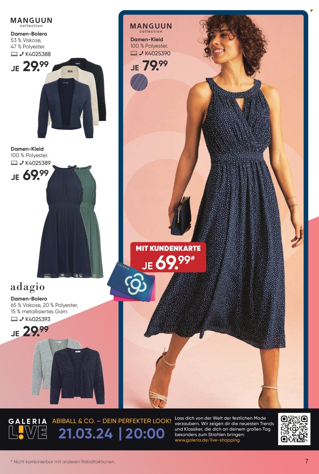 GALERIA Karstadt Kaufhof Prospekte  - 20.03.2024 - 26.03.2024. Seite 7