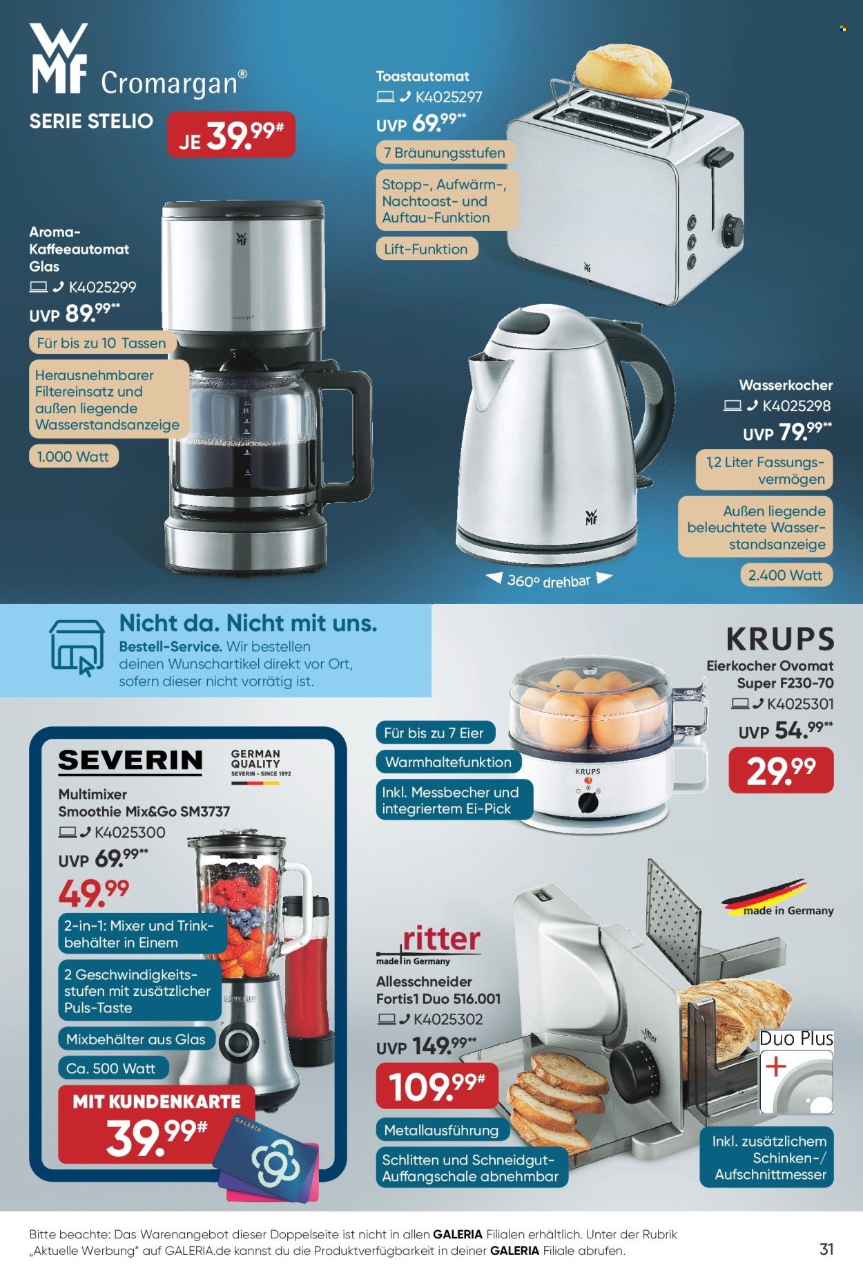 GALERIA Karstadt Kaufhof Prospekte  - 20.03.2024 - 26.03.2024. Seite 31