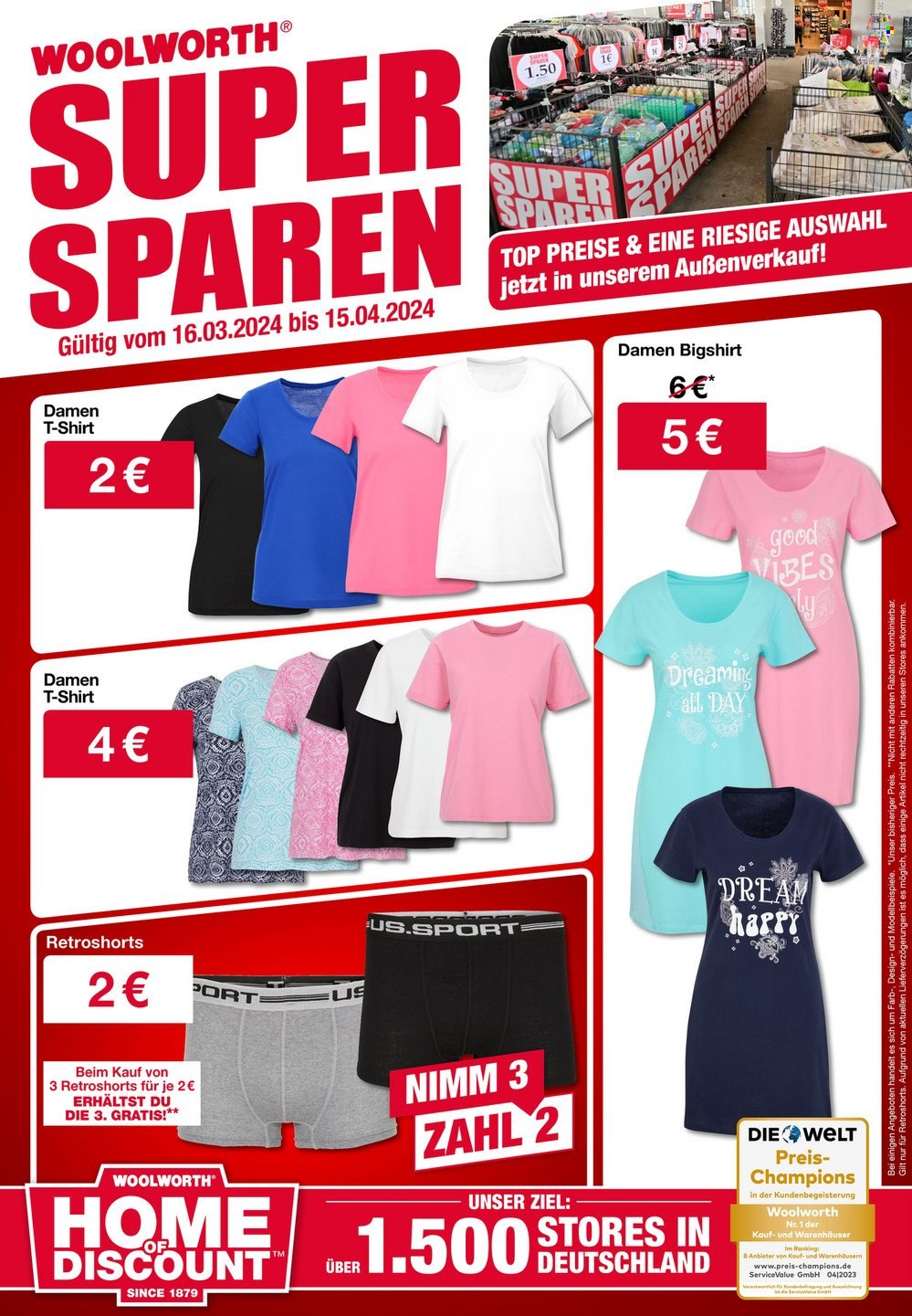 Woolworth Prospekte . Seite 1