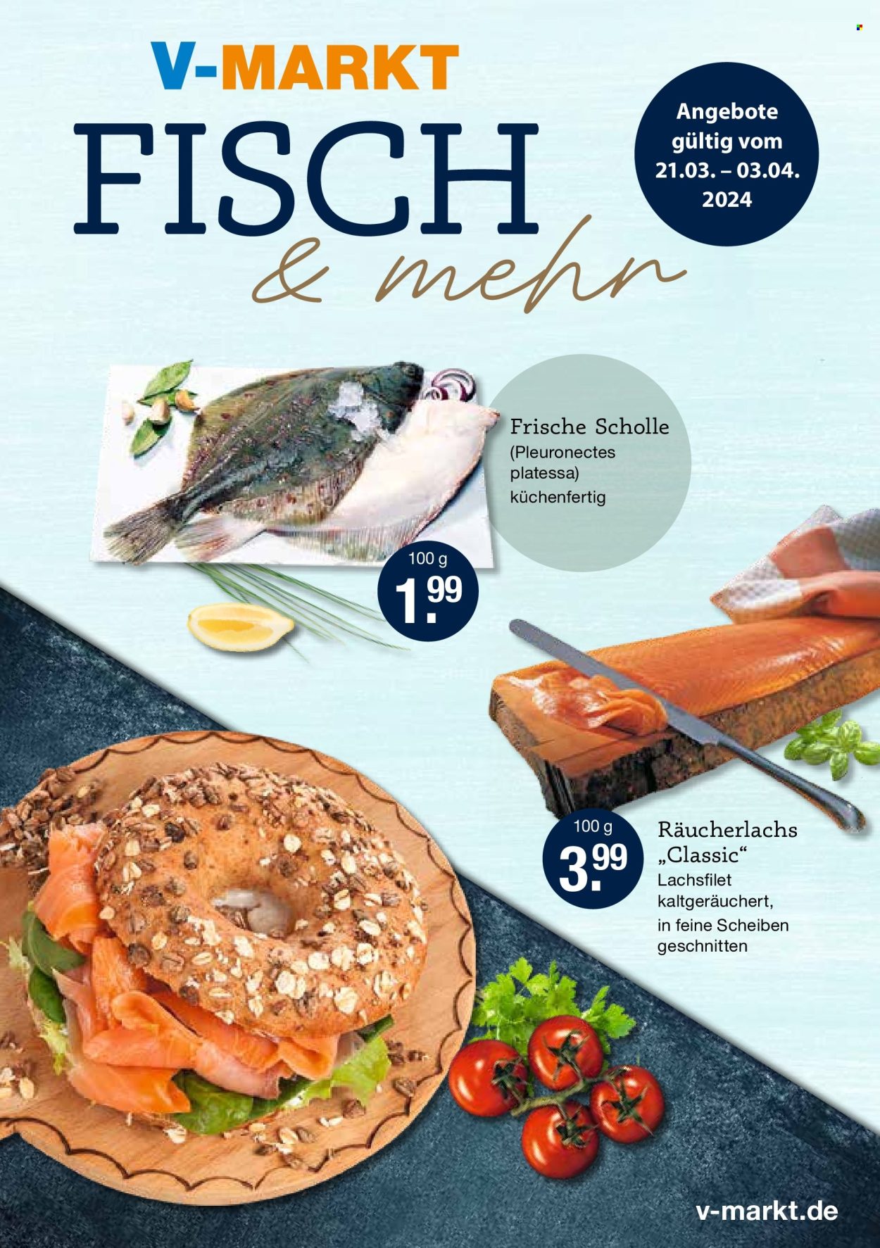 V-Markt Prospekte  - 21.03.2024 - 3.04.2024. Seite 1
