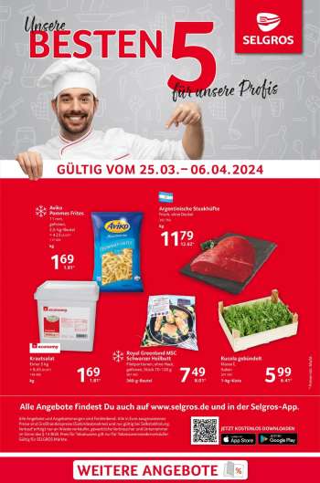 Prospekte Selgros - 25.03.2024 - 6.04.2024.