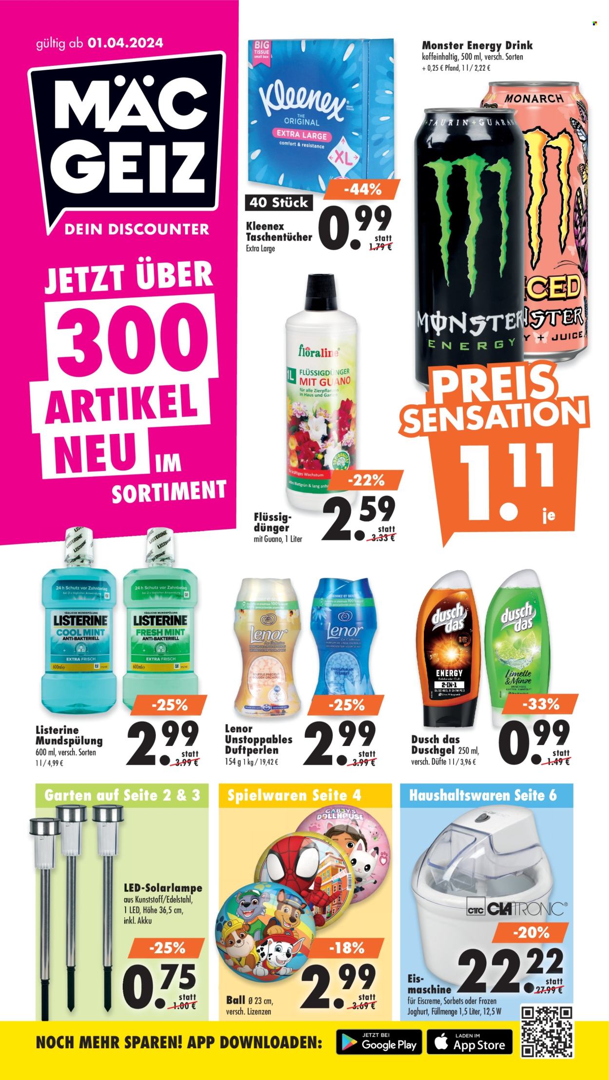 Mäc-Geiz Prospekte  - 1.04.2024 - 7.04.2024. Seite 1