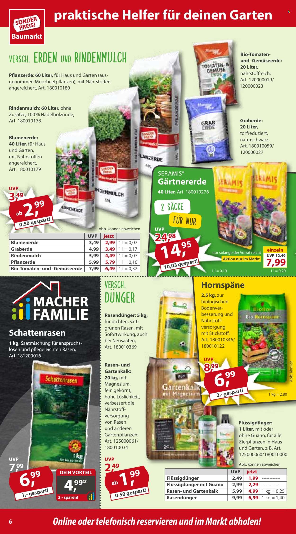 Sonderpreis-Baumarkt Prospekte  - 30.03.2024 - 5.04.2024. Seite 6
