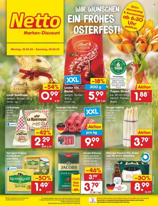 Netto Marken-Discount Prospekte  - 25.03.2024 - 30.03.2024. Seite 1