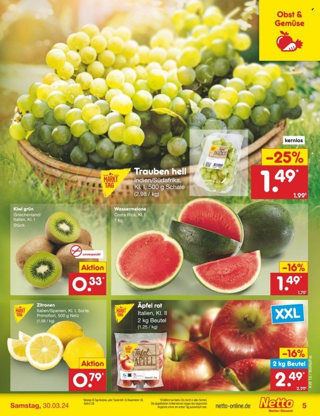 Netto Marken-Discount Prospekte  - 25.03.2024 - 30.03.2024. Seite 5