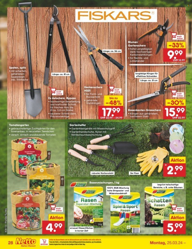 Netto Marken-Discount Prospekte  - 25.03.2024 - 30.03.2024. Seite 32