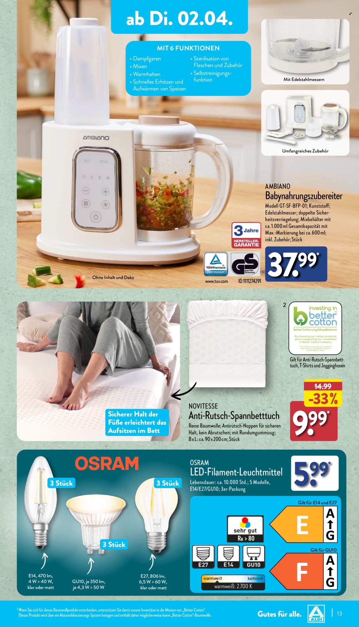 ALDI Nord Prospekte  - 2.04.2024 - 6.04.2024. Seite 13