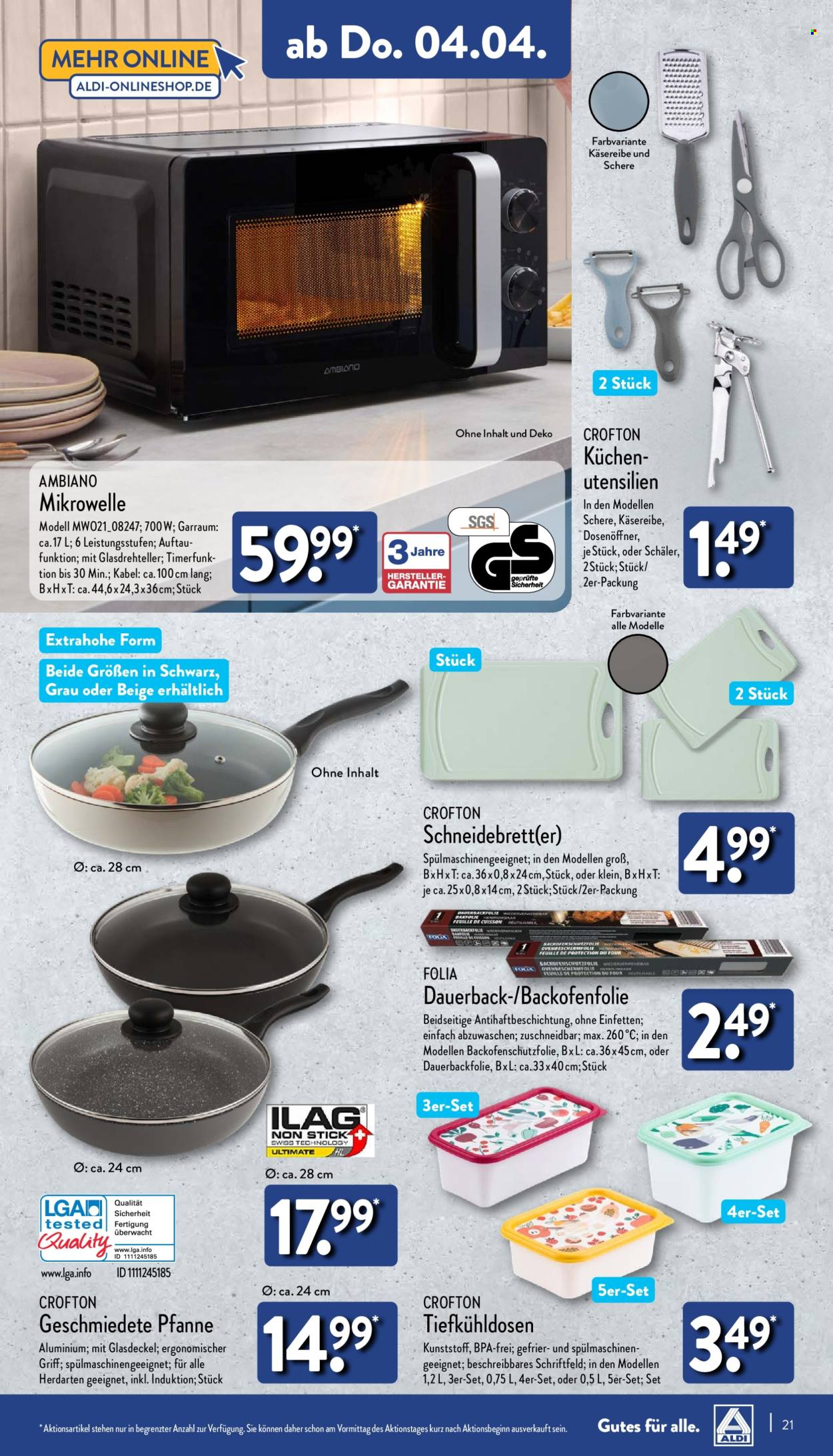 ALDI Nord Prospekte  - 2.04.2024 - 6.04.2024. Seite 21