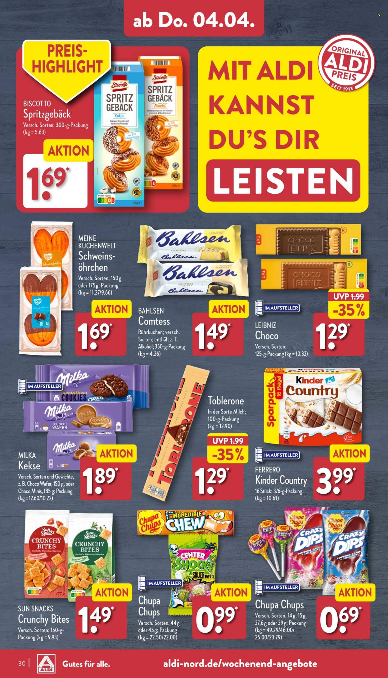 ALDI Nord Prospekte  - 2.04.2024 - 6.04.2024. Seite 30