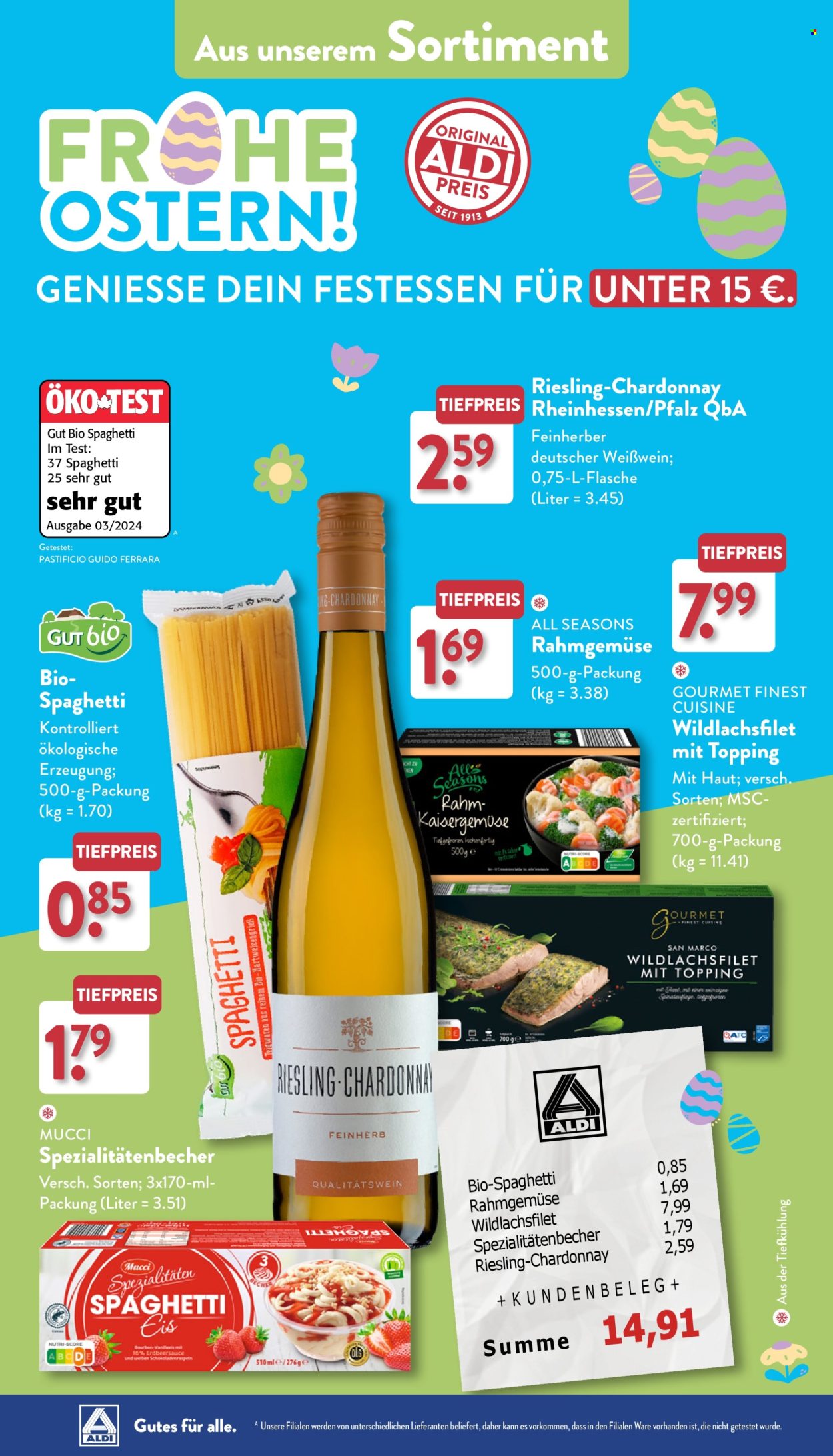 ALDI Nord Prospekte  - 2.04.2024 - 6.04.2024. Seite 38