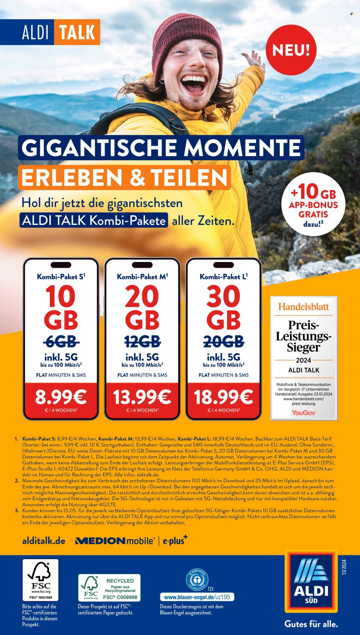 ALDI SÜD Prospekte  - 25.03.2024 - 30.03.2024. Seite 55