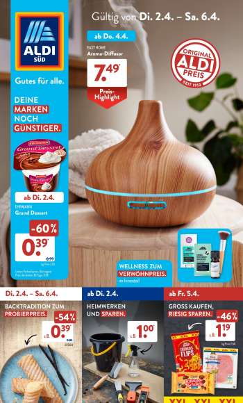 Prospekte ALDI SÜD - 2.04.2024 - 6.04.2024.