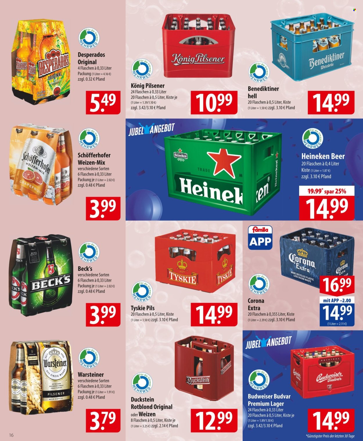 famila Prospekte  - 25.03.2024 - 30.03.2024. Seite 16