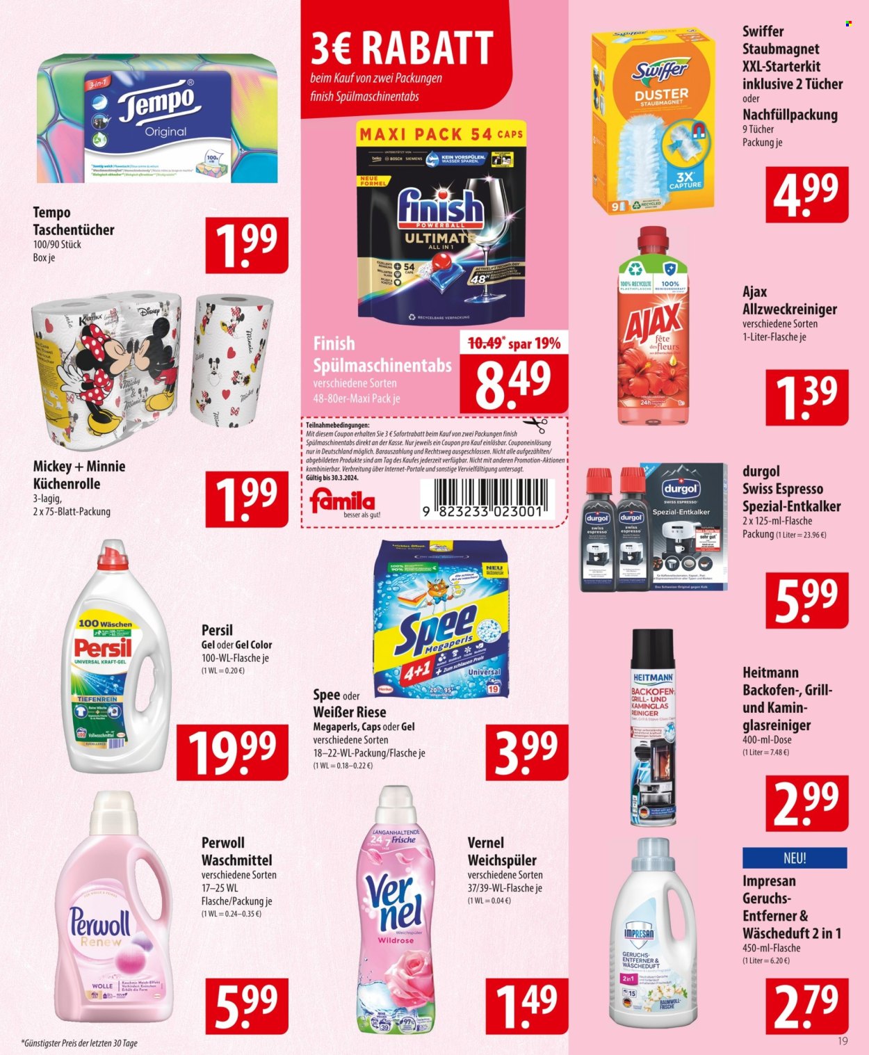 famila Prospekte  - 25.03.2024 - 30.03.2024. Seite 19