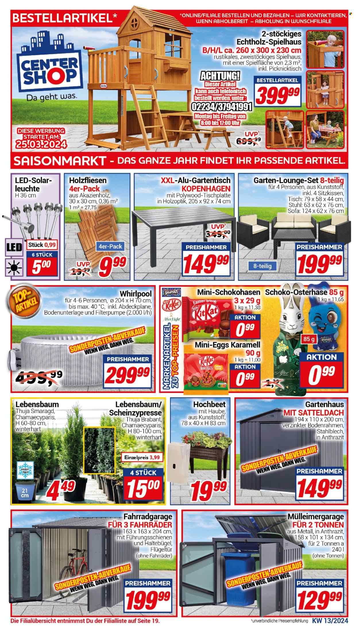 CENTERSHOP Prospekte  - 25.03.2024 - 30.03.2024. Seite 1