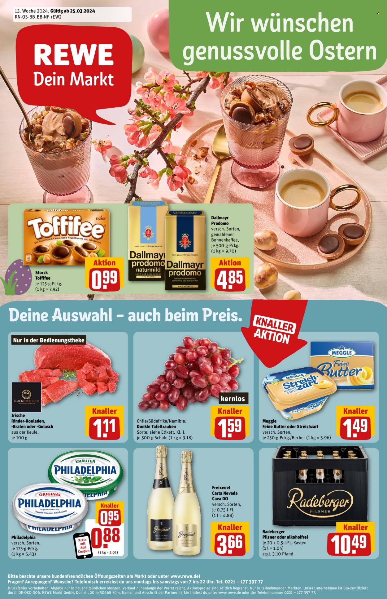 REWE Prospekte  - 25.03.2024 - 30.03.2024. Seite 1