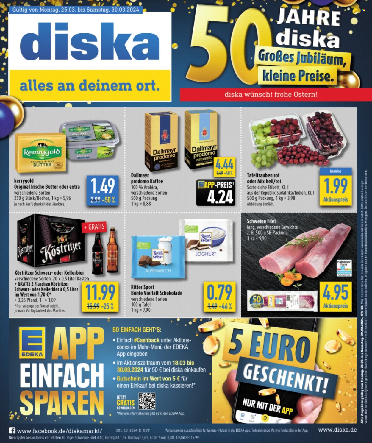 Diska Prospekte  - 25.03.2024 - 30.03.2024. Seite 1