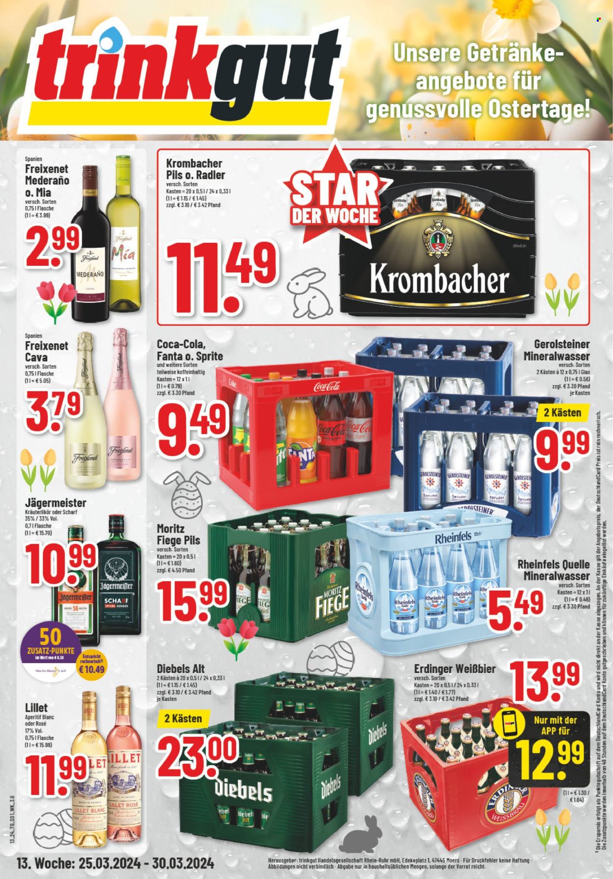 trinkgut Prospekte  - 25.03.2024 - 30.03.2024. Seite 1