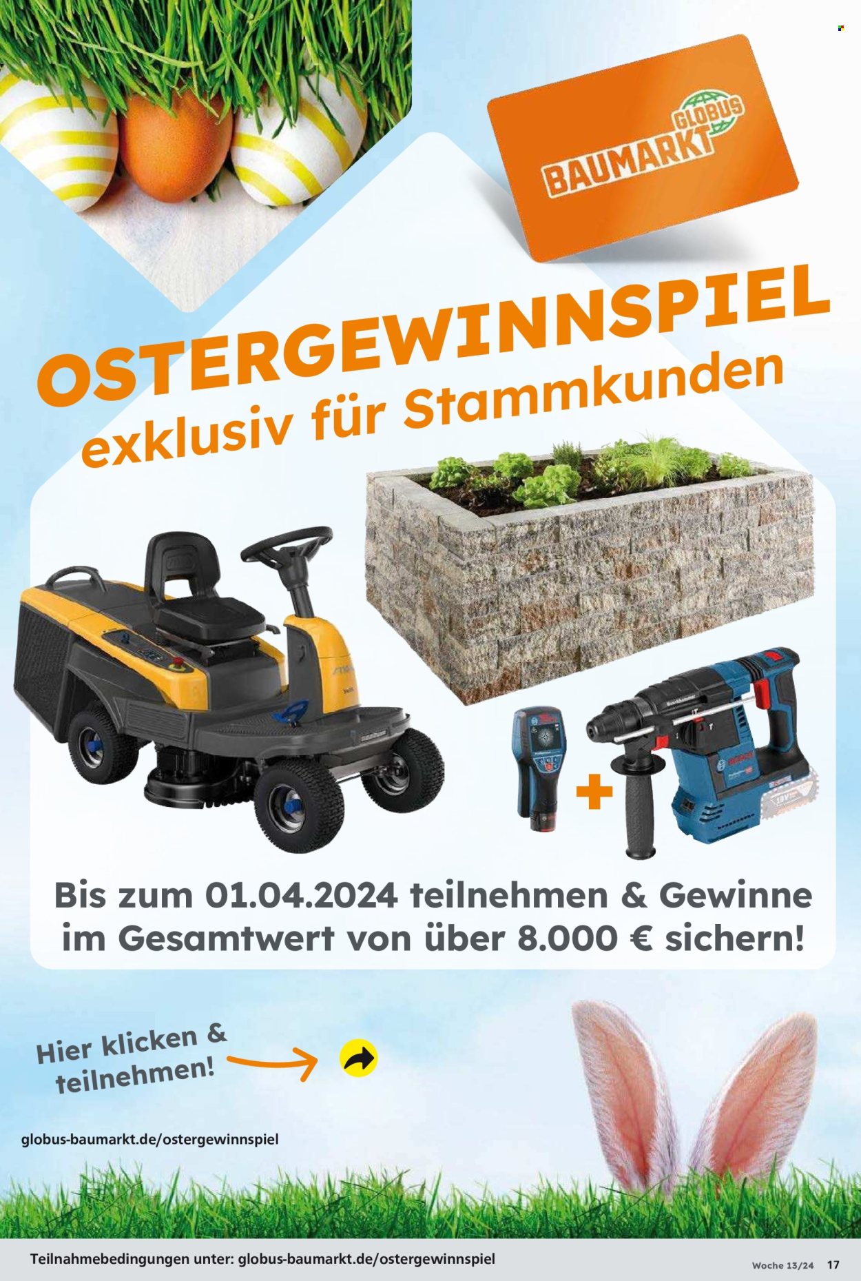 Globus Baumarkt Prospekte  - 25.03.2024 - 30.03.2024. Seite 17